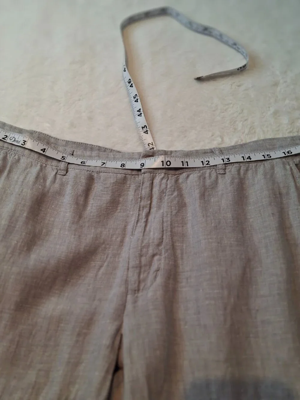 Linen Club Room Luxury Mens 100% Linen Pants Sz 36 X 32 Tapered Preppy Granola